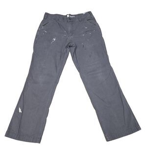 Vintage Carhartt Carpenter Pants sz 34x30 Grey Relaxed Straight Canvas Utility